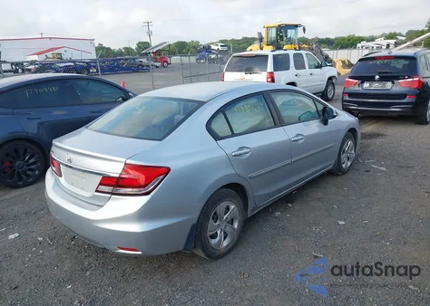 2013 Honda Civic Lx from USA, damaged, VIN 2HGFB2F59DH537097